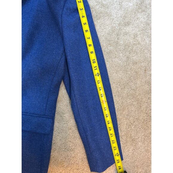 Talbots Women's Size 16 Blazer Jacket 100% Wool Blue Professional Career - Picture 8 of 14